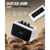 imageLeo Jaymz Mini Guitar Amplifier  5W Dual Speaker BT Wireless Guitar Amp Rechargeable Battery CleanOverdrive Modes Headphone JackIdeal for Practice ampamp Performance BlackWhite