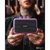 imageLeo Jaymz Mini Guitar Amplifier  5W Dual Speaker BT Wireless Guitar Amp Rechargeable Battery CleanOverdrive Modes Headphone JackIdeal for Practice ampamp Performance BlackPurple