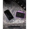 imageLeo Jaymz Mini Guitar Amplifier  5W Dual Speaker BT Wireless Guitar Amp Rechargeable Battery CleanOverdrive Modes Headphone JackIdeal for Practice ampamp Performance BlackPurple