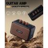 imageLeo Jaymz Mini Guitar Amplifier  5W Dual Speaker BT Wireless Guitar Amp Rechargeable Battery CleanOverdrive Modes Headphone JackIdeal for Practice ampamp Performance BlackBlack