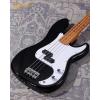imageLeo Jaymz PB400 4 String 34quot Scale Electric P Bass Guitar Mahogany Body Maple Fingerboard Roasted Maple Neck Splitcoil Pickup Classic Design for Beginners PB Black
