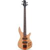 imageLeo Jaymz LB400 Series 4 String 34quot Scale Electric Bass Guitar 24 Frets Ash Body Maple Neck Rosewood Frets HH Pickups Matte Finish LB Nature