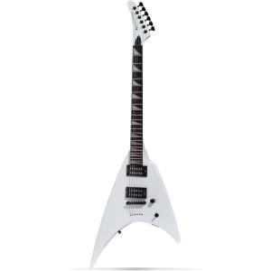 imageLeo Jaymz Electric GuitarSwifter SeriesHeavy Metal Guitar24 Frets Rosewood FingerboardMahogany BodyMaple Neck2 Humbucker Pickups Powerful and Pure White