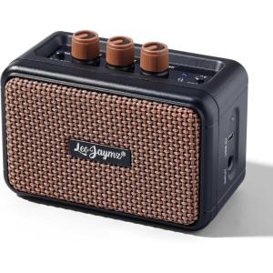 imageLeo Jaymz Mini Guitar Amplifier  5W Dual Speaker BT Wireless Guitar Amp Rechargeable Battery CleanOverdrive Modes Headphone JackIdeal for Practice ampamp Performance BlackBlack