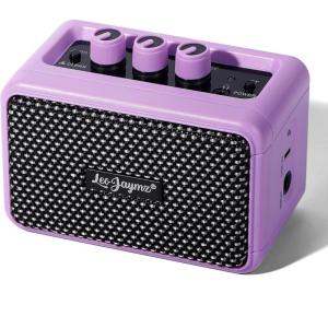 imageLeo Jaymz Mini Guitar Amplifier  5W Dual Speaker BT Wireless Guitar Amp Rechargeable Battery CleanOverdrive Modes Headphone JackIdeal for Practice ampamp Performance BlackPurple