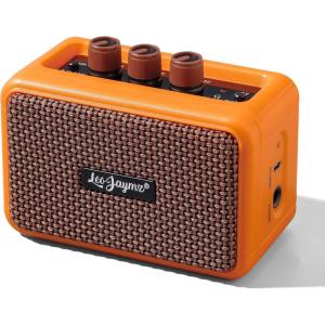 imageLeo Jaymz Mini Guitar Amplifier  5W Dual Speaker BT Wireless Guitar Amp Rechargeable Battery CleanOverdrive Modes Headphone JackIdeal for Practice ampamp Performance BlackOrange