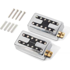 imageWilkinson M Series Alnico 5 Humbucker Pickups Neck Bridge Pickups Set for Les Paul Style SG Electric Guitar WOGH