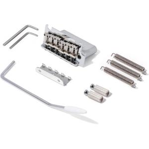imageWilkinson WOV05 218inch 2Point Vintage ST Guitar Tremolo Bridge for Strat Electric Guitar WOV05 BlackWOV05 Chrome