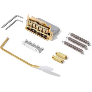 imageWilkinson WOV05 218inch 2Point Vintage ST Guitar Tremolo Bridge for Strat Electric Guitar WOV05 BlackWOV05 Gold
