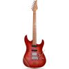 imageLeo Jaymz ST Pro Electric Guitar Roasted Maple Neck Maple Fingerboard Mahogany Body Alnico 5 Pickups for Intermediate ampamp Advanced PlayersSSH Blue BurlPink Flame