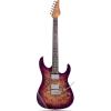 imageLeo Jaymz ST Pro Electric Guitar Roasted Maple Neck Maple Fingerboard Mahogany Body Alnico 5 Pickups for Intermediate ampamp Advanced PlayersSSH Blue BurlViolet Burl